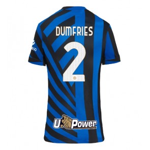 Billiga Inter Milan Denzel Dumfries #2 Hemmatröja Dam 2024-25 Kortärmad